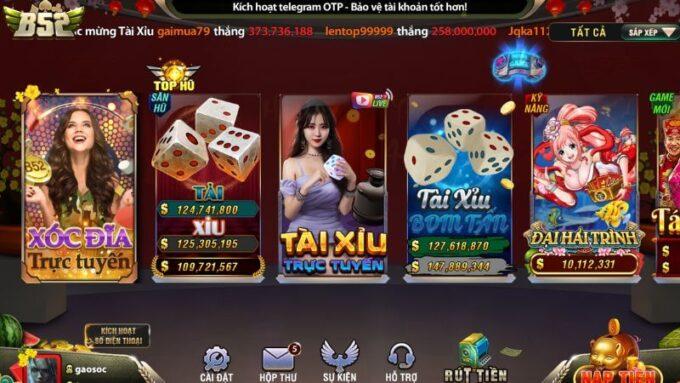 Trò Chơi Trực Tuyến B52 Club